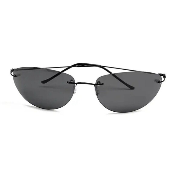 Fashion Cool The Matrix Neo Style Polarized Sunglasses Ultralight Rimless Men - Picture 3 of 12